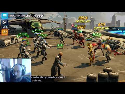 ULT6: Starlord & Ultimus nodes plus FURY'S FATAL FLAW (Marvel Strike Force gameplay)