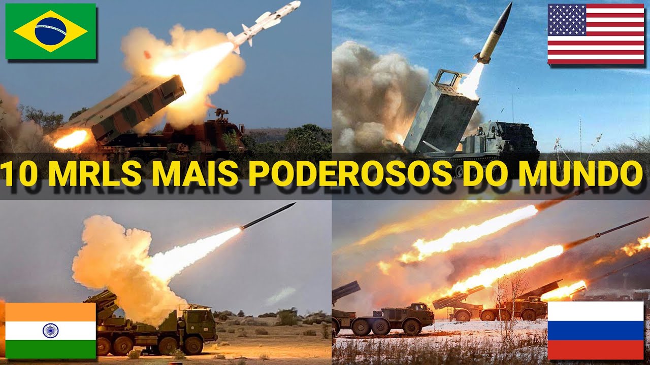 Os 10 lançadores de foguetes múltiplos (MRLS) mais poderosos do mundo