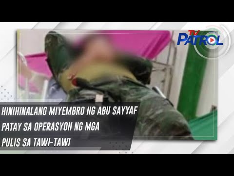 Hinihinalang miyembro ng Abu Sayyaf patay sa operasyon ng mga pulis sa Tawi-Tawi TV Patrol