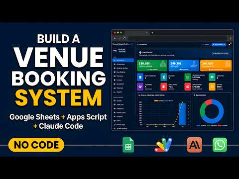 Build a Banquet Hall & Venue Booking System | Claude Code + Apps Script + Google Sheets Web App