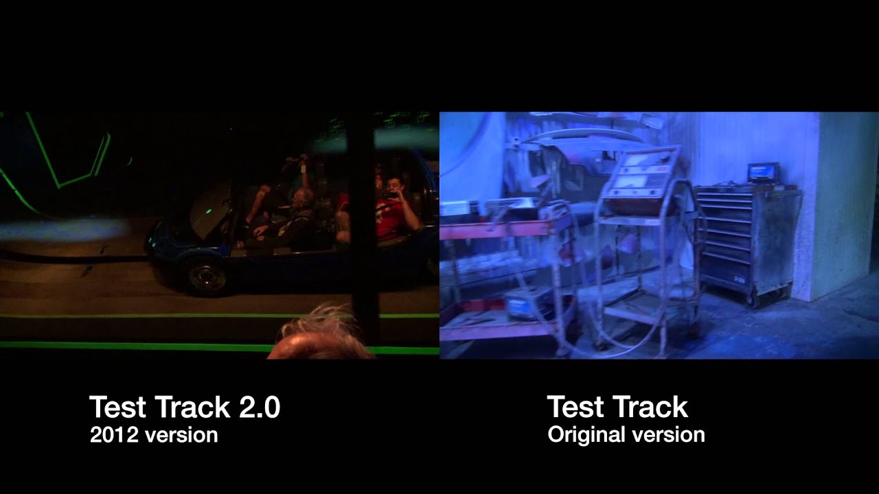 Test Track 1.0 vs 2.0 side-by-side