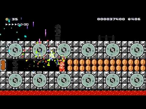 4K Star Castle Stage ⚡️ by NEWT82 ⚡️ SUPER MARIO MAKER Raw GAMEPLAY
