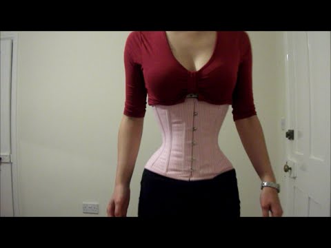 20 Inch Corset - Fully Closed!! Tightlacing with...
