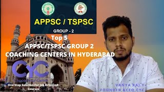 Top APPSC/TSPSC Coaching Centers in Hyderabad | Vanya Raj | Choose Your Career