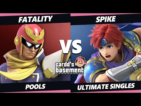 Cardd's Basement Pools - Fatality (Captain Falcon) Vs. Spike (Roy) SSBU Ultimate Tournament