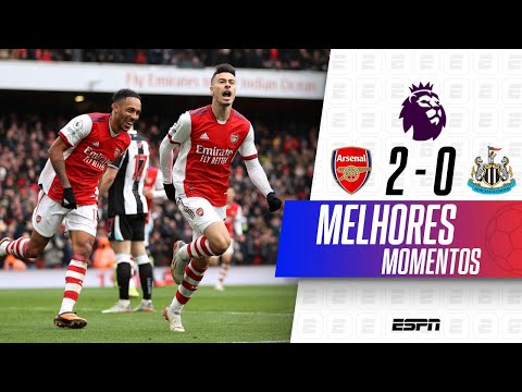 GABRIEL MARTINELLI MARCA, E GUNNERS VENCEM EM CASA | Arsenal 2 x 0 Newcastle | Premier League