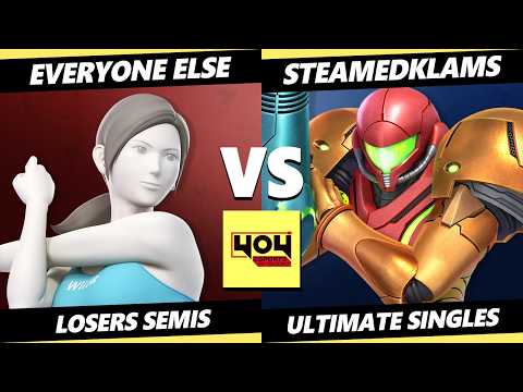 4o4 Weekly 87 LOSERS SEMIS - everyone else (Wii Fit) Vs. Steamedklams (Samus) Smash Ultimate - SSBU