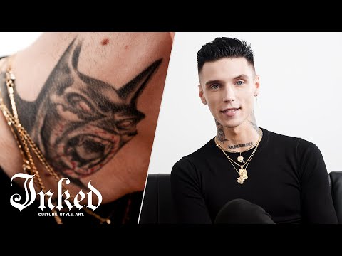 Andy Black Shows Off His Batman Tattoos | INKED