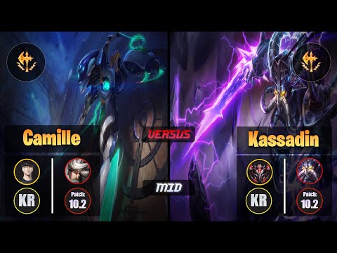 Roach CAMILLE (Mid) [Conqueror] VS KASSADIN - Grandmaster KR Patch 10.2