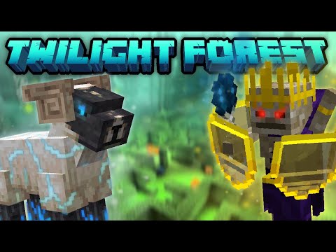 TWILIGHT FOREST - TWILIGHT FOREST WITH BOSSES AND DUNGEIES!  OVERVIEW OF MODS FOR MINECRAFT