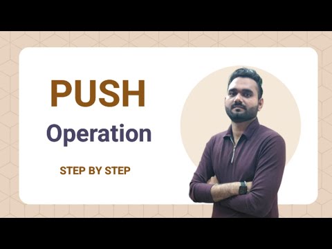 Stack Implementation Using Array Part 2 Push Operation Step By Step