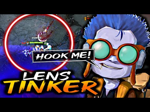 Lens Tinker - call this Kid "Shiva's God" ( Dota 2 Tinker Gameplay )