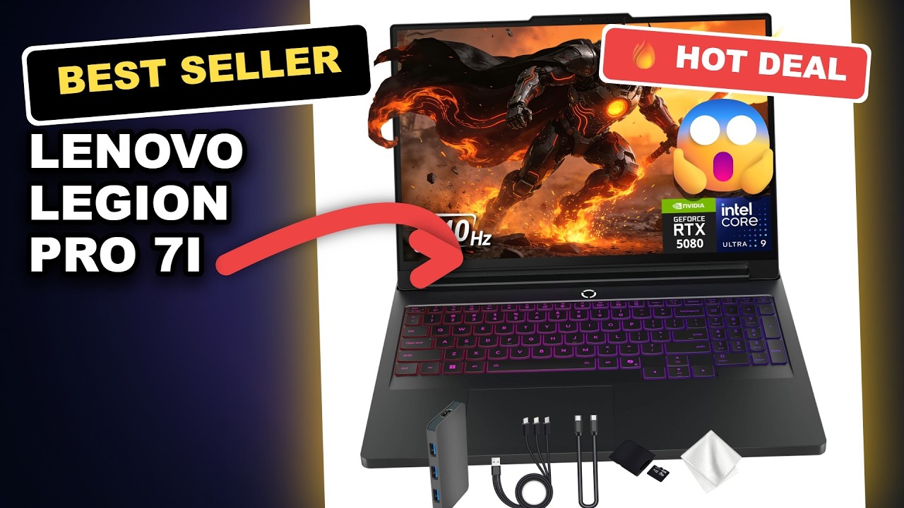 Lenovo Legion Pro 7i Review: Is This RTX 5080 Gaming Laptop Actually Worth It? review video