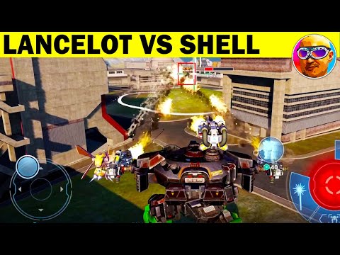 LANCELOT VS SHELL WAR ROBOTS LANCELOT INCINERATOR + SCORCHER