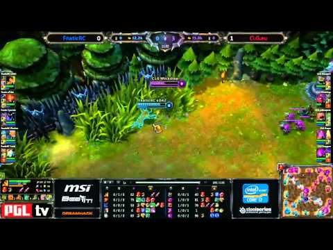 DreamHack Summer 2012 - LoL - Semifinals - CLG.eu vs. FnaticRC - Game 2