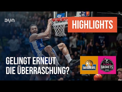 Highlights: SKYLINERS Frankfurt - Telekom Baskets Bonn | easyCredit BBL | Dyn Basketball