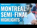 Medvedev Overcomes Khachanov; Monfils Injury Sets Nadal Final | Montréal 2019 Semi-Final Highlights