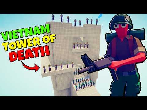 TABS Vietnam War TOWER OF DEATH! - Totally Accurate Battle Simulator New Update