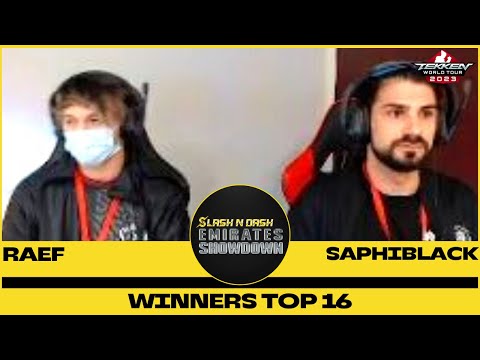 Saphiblack vs Raef Top 16 Winners - Tekken 7 | Slash N Dash Emirates Showdown 2023 #slashndash