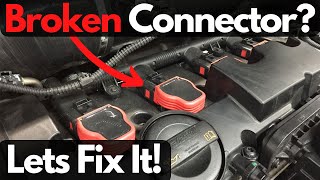How to Remove and Replace a Broken Coil Pack Connector | Audi VW 2.0T 1.8T B6 B7 A4 S4 RS4 Gallardo