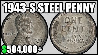 Download the video "1943-S Steel Pennies Worth Money - How Much Is It Worth and Why, Errors, Varieties, and History"