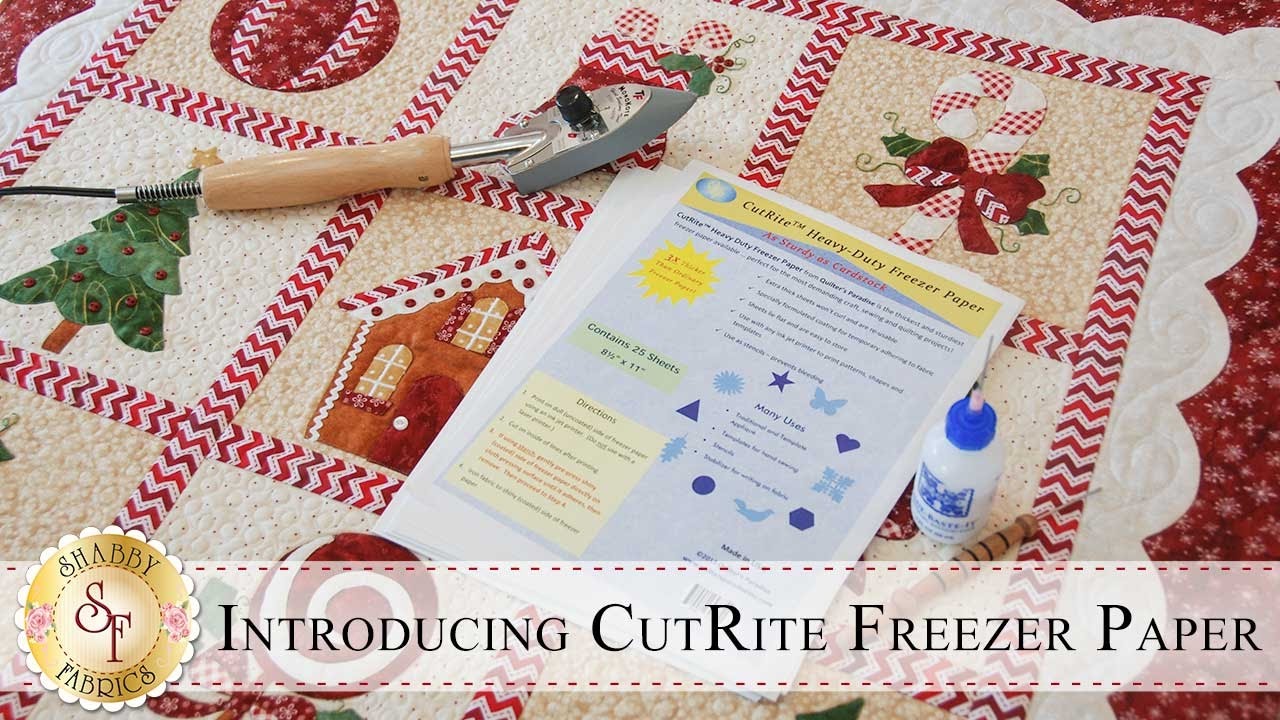CutRite Heavy Duty Freezer Paper for Appliqué