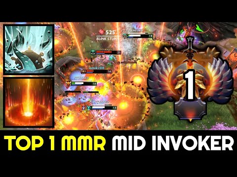 CCNC TOP 1 MMR Mid Invoker — Wombo Combo with Tidehunter