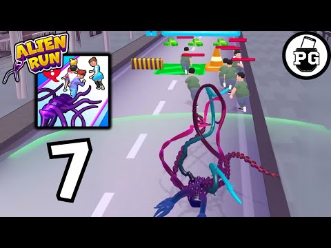 New Upgrades and Tentacles 🛸 Alien Run - Tentacle Attack - Gameplay Walkthrough |Part 7|