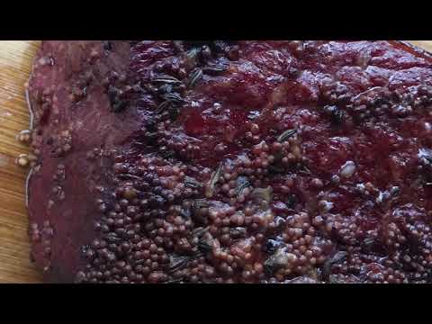 American Wagyu Corned Beef Round on the Yoder YS640