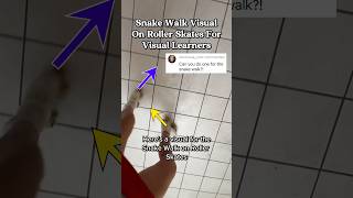 Snake Walk Visual On Roller Skates For Visual Learners