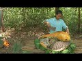 Monster Sea Snail Cooking In Rainforest - Giant Seafood Cooking Incredible