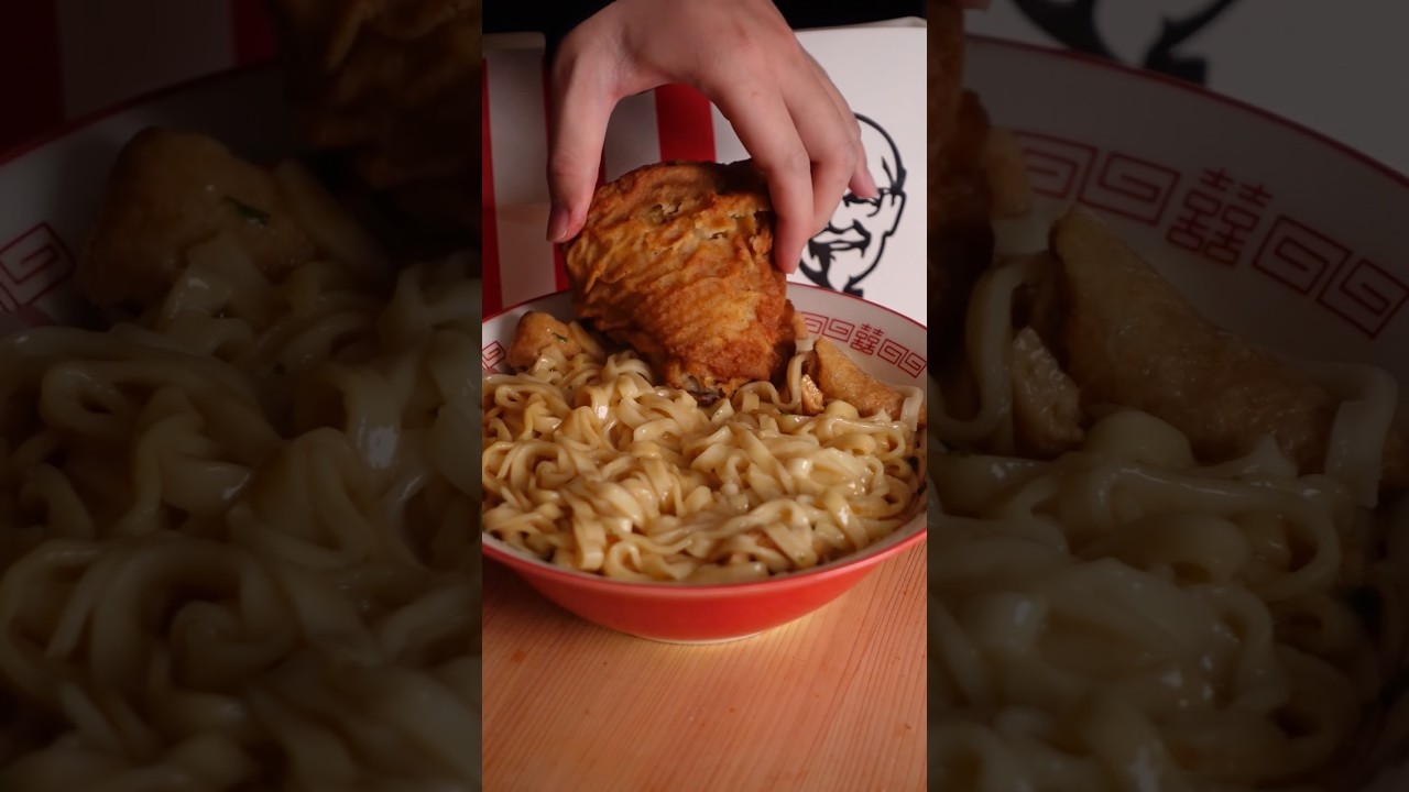 国内でバズったまるごとチキンを入れたアレンジがうますぎて食べて驚いた