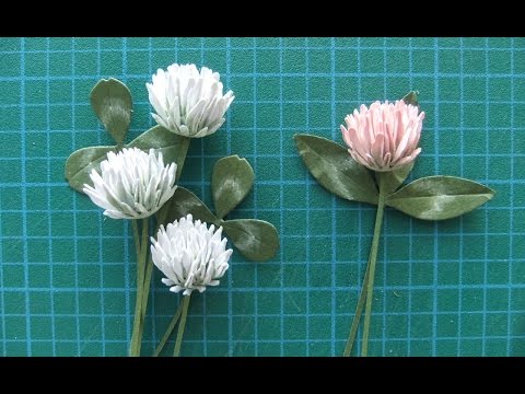 Paper Clover Flower Tutorial
