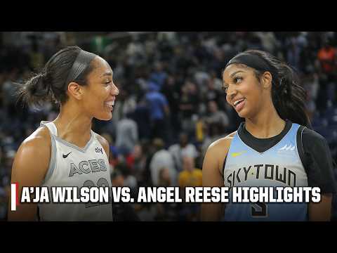 A'JA VS. ANGEL 🔥 Aces prevail in the STAR VS. ROOKIE MATCHUP 😤 | WNBA on ESPN