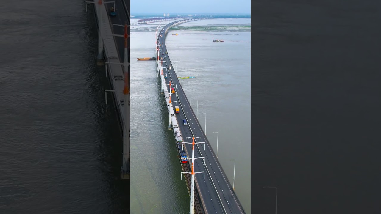 Jamuna Setu Bridge  #travel #unfrezzmyaccount #vlog #bangladesh