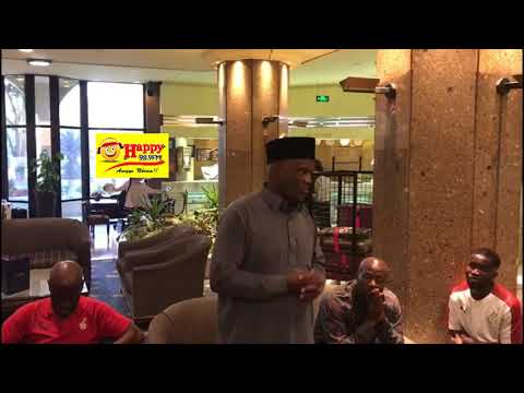 Dr Winfred Nii Okai Hammond, Ghana’s Ambassador to Egypt,  pays visit to Black Meteors in Cairo