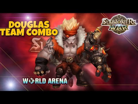 Douglas Team Combo in World Arena - Summoners War