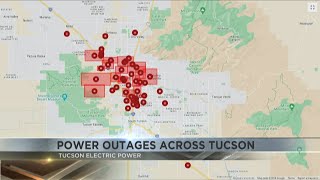 More than 25,000 estimated TEP customers without power after major storm in Tucson