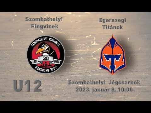 U12 265 Szombathelyi Pingvinek - Egerszegi Titánok (élő közvetítés)