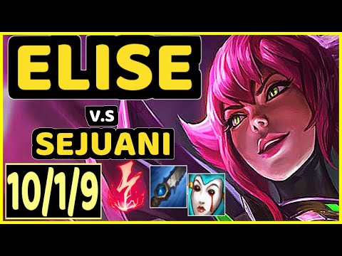 CAOS (ELISE) vs SEJUANI - 10/1/9 KDA JUNGLE CHALLENGER GAMEPLAY - BR