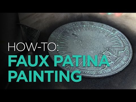 HOW-TO: Realistic Faux Patina Painting with Spray Paint & Craft Paint