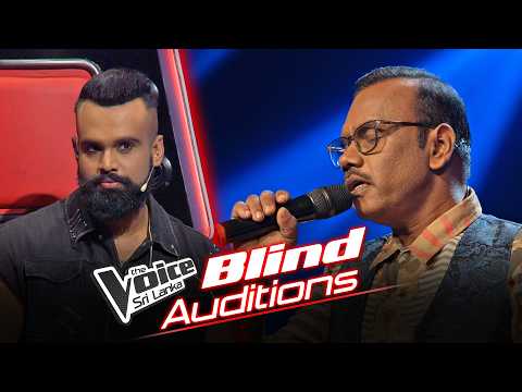Palitha Dharmasiri | Kelesaka Kiwath (කෙලෙසක කීවත්) | Blind Auditions | The Voice Sri Lanka