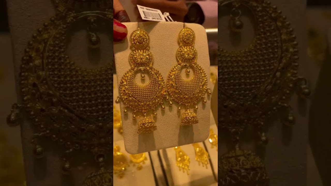 Malabar beautiful gold earring designs 🙏