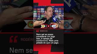 Após o empate entre Juazeirense e Bahia, Rogério Ceni não poupou críticas ao campo