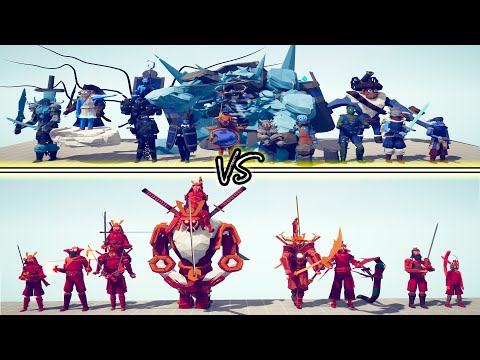 MEGA SECRET DLC Team vs MEGA DYNASTY DLC Team - Totally Accurate Battle Simulator TABS