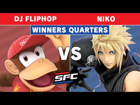 Smash Fight Club 205 - DJ Fliphop (Diddy Kong) Vs. Niko (Cloud) Winners Quarters - Smash Ultimate