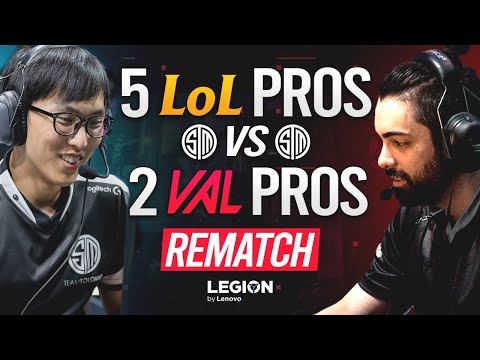 VALORANT vs LEAGUE OF LEGENDS: 2v5 REMATCH - What happens when LCS PROS Face the BEST VALORANT TEAM?