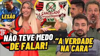 Renata Fan ROMPE SILÊNCIO SOBRE FIM DAS BETS e ARRASCAETA TEM LESÃO CONFIRMADA AO VIVO | JOGO ABERTO