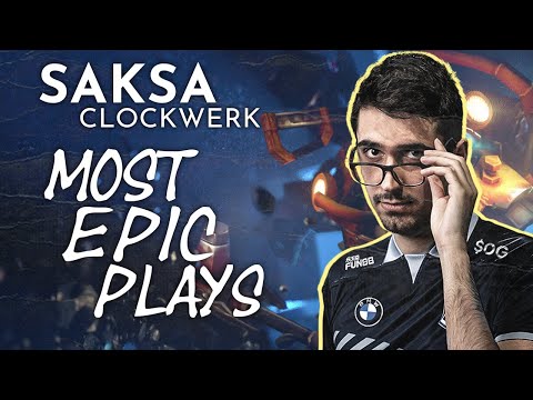 OG.Saksa Best Clockwerk in Dota 2?! Next Level Plays