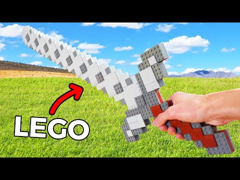 I Built LEGO MINECRAFT Weapons...